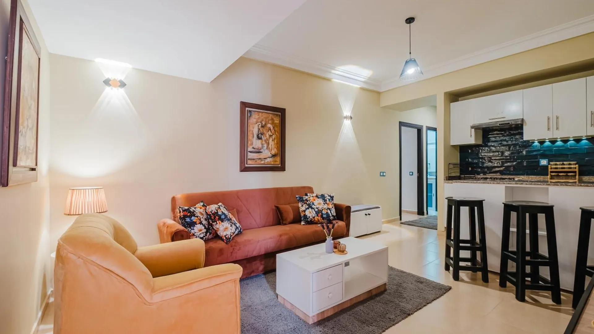 Stylish Compact Flat At Rita Residence - Marrakech Center Marrakesz Apartament